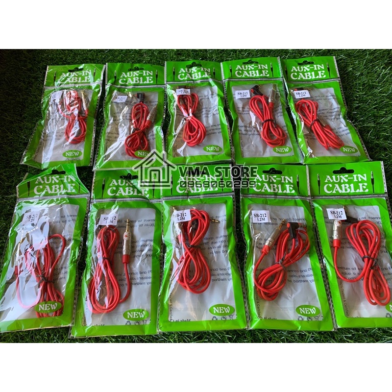 Dây thu âm live stream chất lượng mới, đầu jack 3.5mm tương thích nhiều thiết bị âm thanh