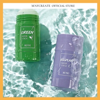 HEYXI Mặt nạ bùn dạng lăn Solid Mask chiết xuất trà xanh cà tím HMN1