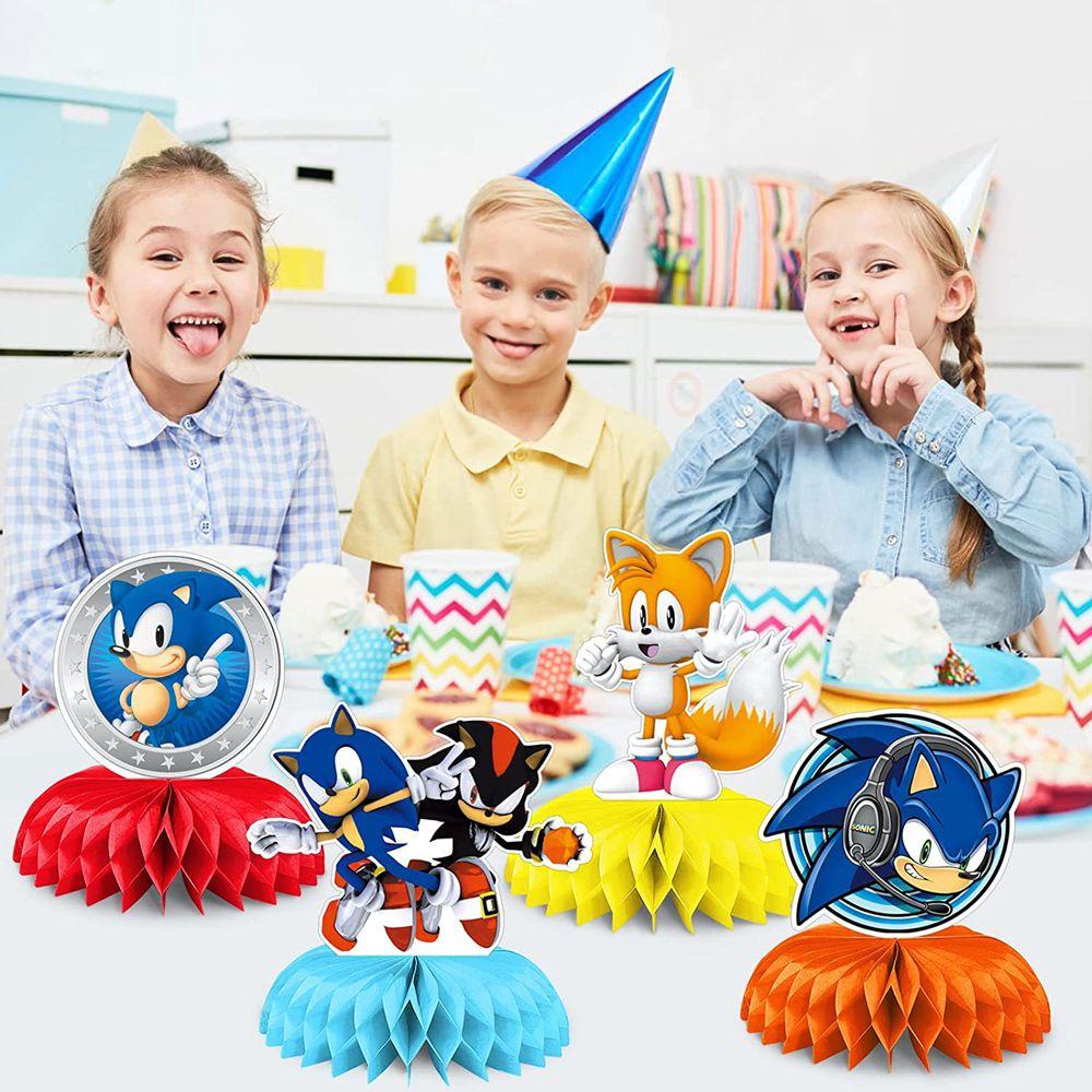 Bộ Quạt Giấy Tổ Ong Để Bàn Trang Trí Nội Thất