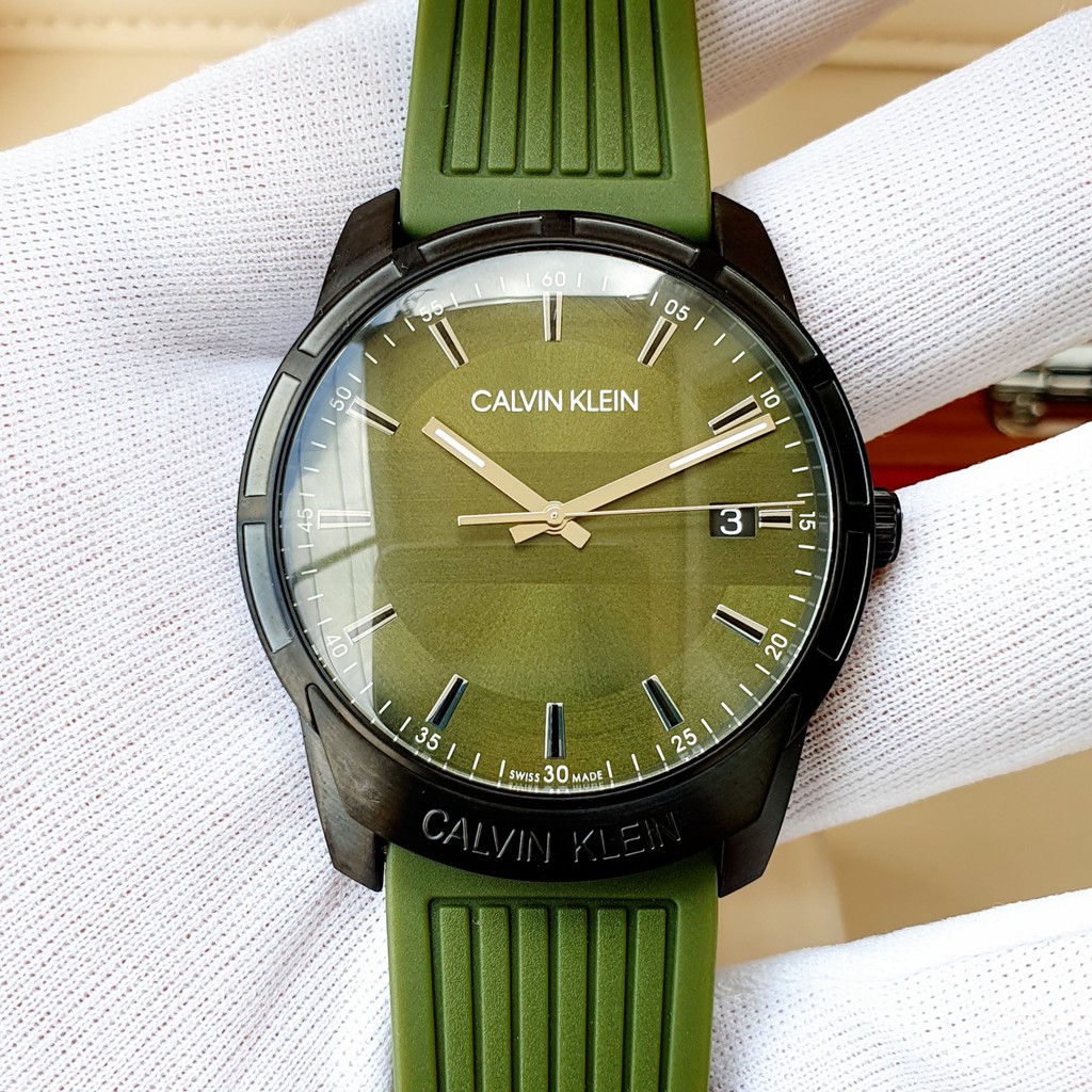 Đồng hồ nam CALVIN KLEIN Evidence Green Dial Men’s Watch - model : K8R114WL