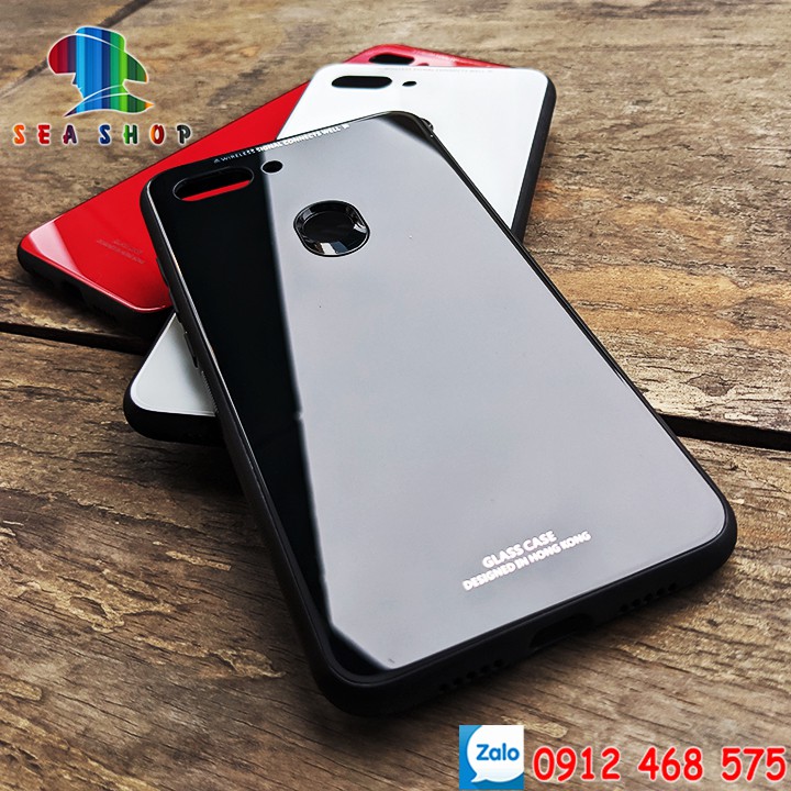 Ốp lưng Xiaomi Mi8 Lite -Viền nhựa dẻo -Mặt lưng sử dụng kính cường lực, màu sắc luôn tươi sáng