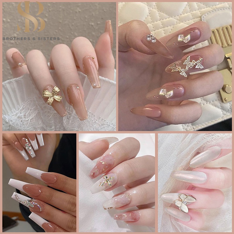 24 Móng giả kèm keo SUAKE tự làm nhiều mẫu tùy chọn