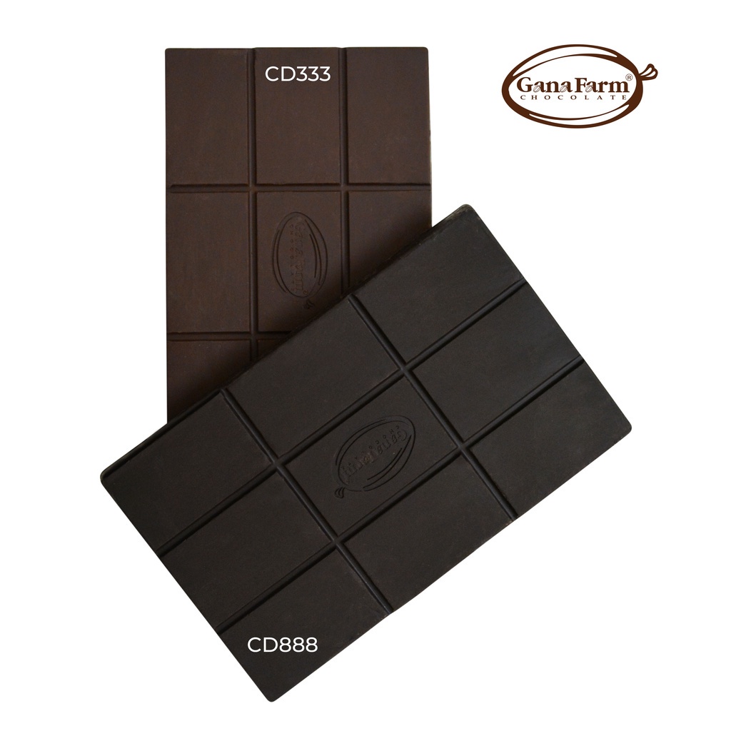 Socola Đen Nguyên Chất GANAFARM Màu Đen Nâu Vị Đắng Nhẹ Dùng Để Trang Trí Bánh Đổ Khuôn Làm Kẹo Túi 1kg- SD333