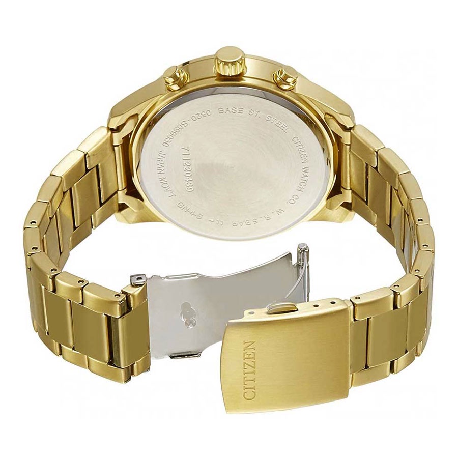 Đồng Hồ Nam Citizen Dây Thép Không Gỉ AN8163-54P - Mặt Vàng