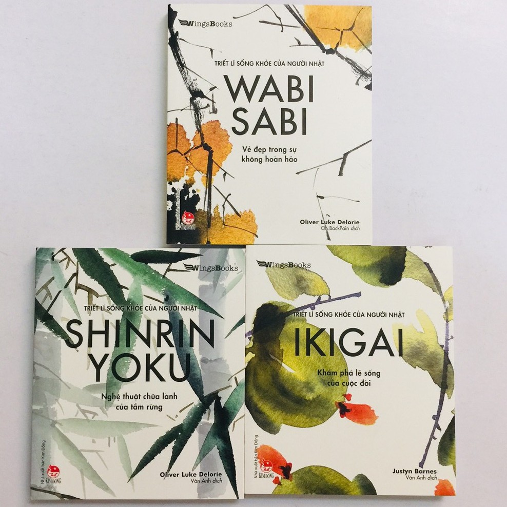 Sách - Triết Lí Sống Khoẻ Của Người Nhật - WABI SABI - IKIGAI - SHINRIN YOKU