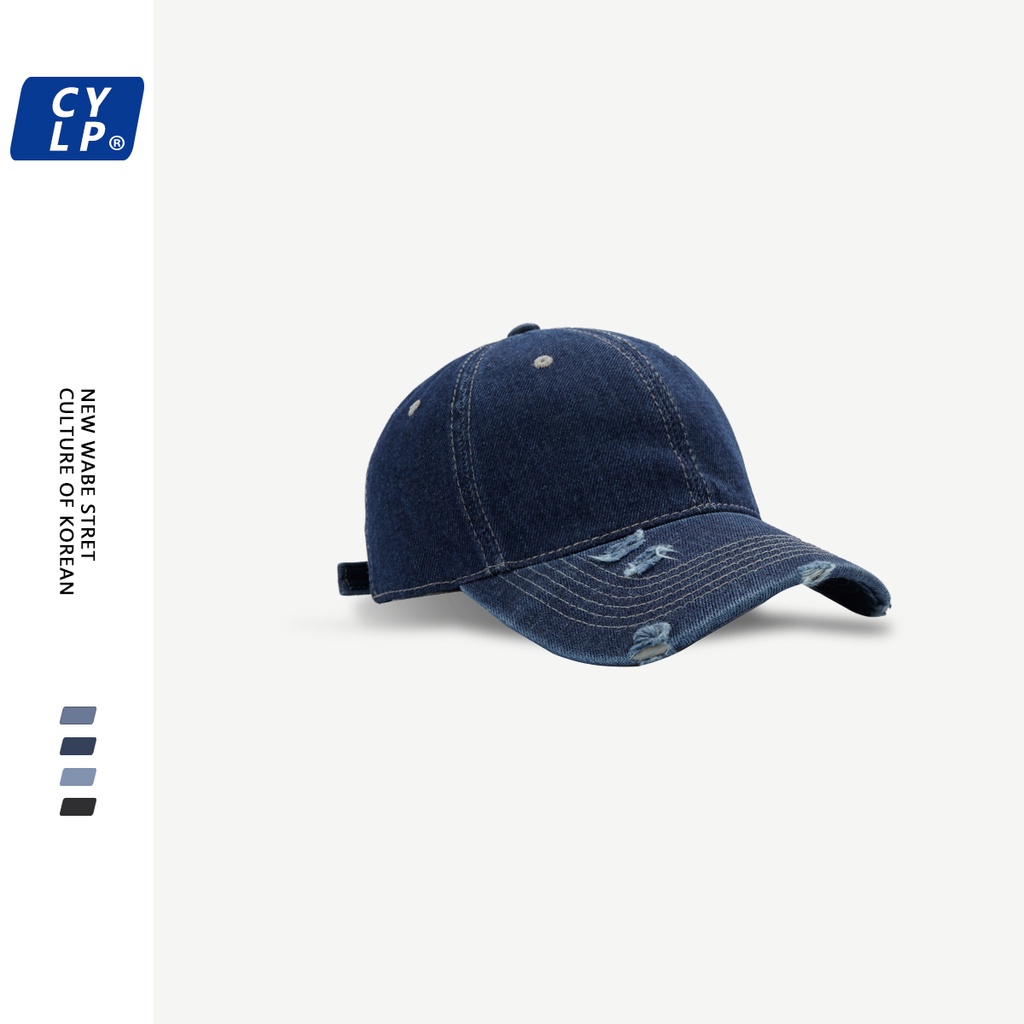 Mũ Lưỡi Trai Denim Thời Trang Hàn Quốc Đơn Giản