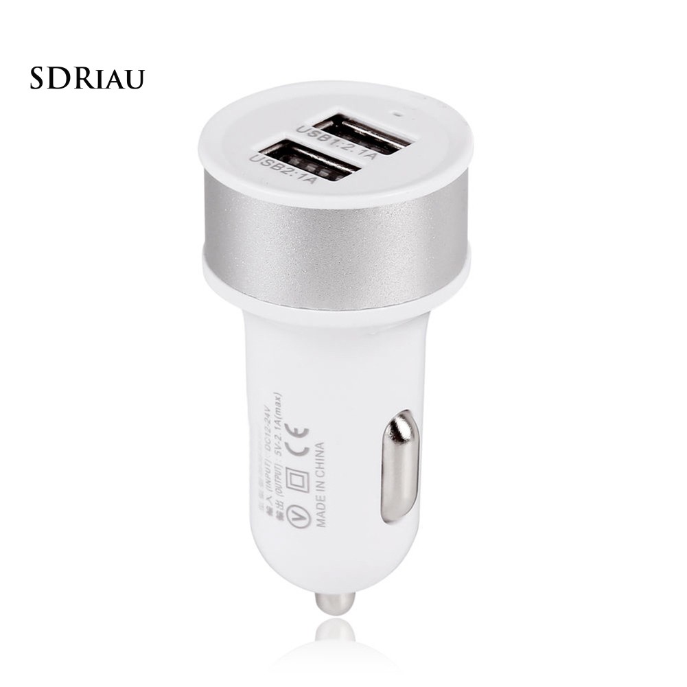 Tẩu Sạc Xe Hơi 2 Cổng USB 3.1A Cho Samsung Galaxy S6 iPhone 5 6 6S