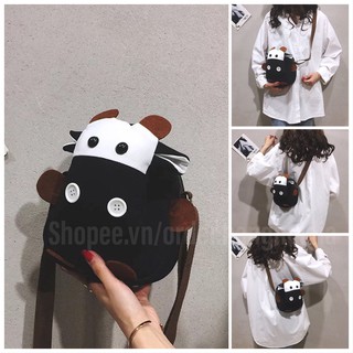 Túi đeo chéo hình con bò dễ thương