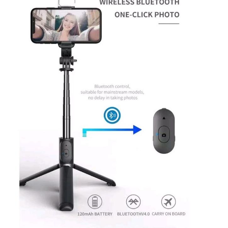 Gậy Tự Sướng Hol62 bluetooth Đa Năng 1M H1S Shoppe Day↰< < Cod >