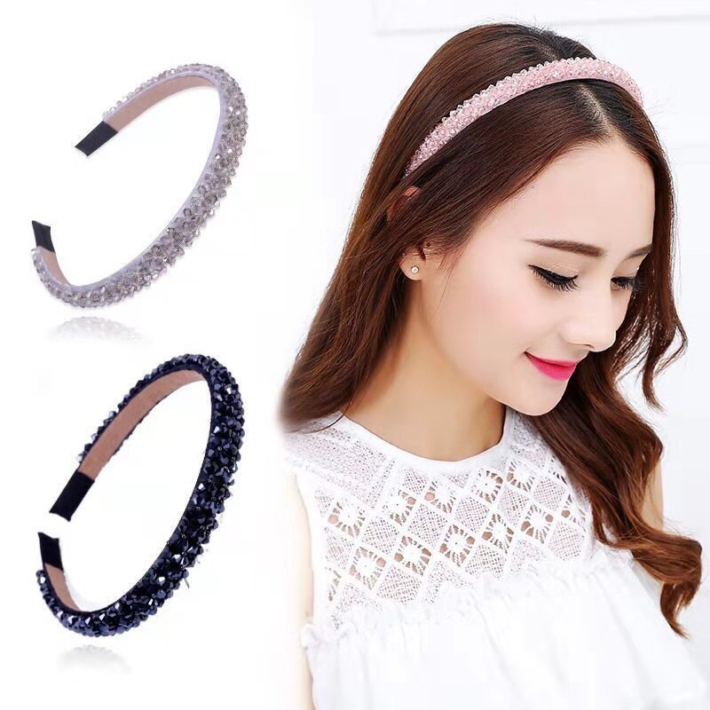 Băng Đô - Bờm Tóc Đính Đá Kim Cương Nhân Tạo Style Tiểu Thư Hàn Quốc Sang Chảnh HOT TREND PKMB0006