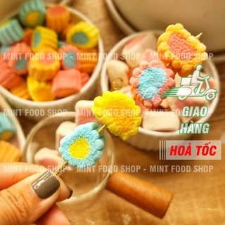 Kẹo Bông Marshmallow (Dưa Hấu, Bông Hoa, Xoắn, Trái Tim) - Lon 200gr