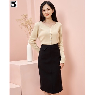 Chân váy công sở chữ A dài dáng ôm Twentyfive 3851