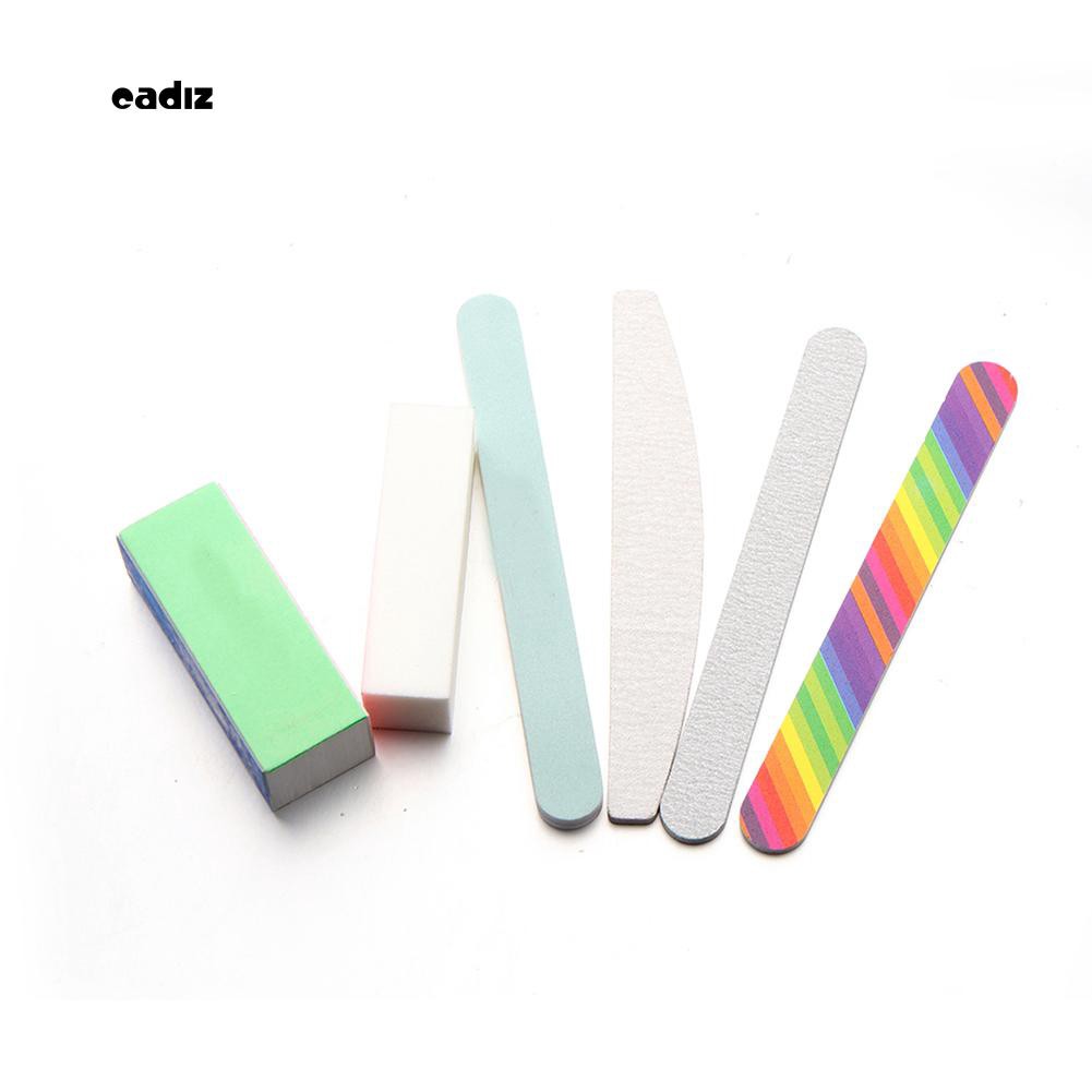 [Hàng mới về] Set 6 thanh dũa móng tay thiết kế xinh xắn