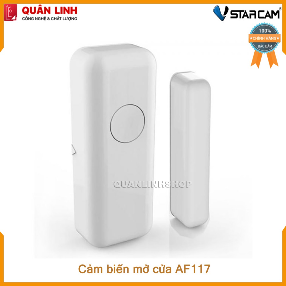 Bộ Camera báo động Wifi IP Vstarcam C37-AR HD 720P kèm cảm biến mở cửa AF117