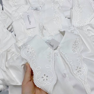 ÁO SƠ MI CỔ REN v