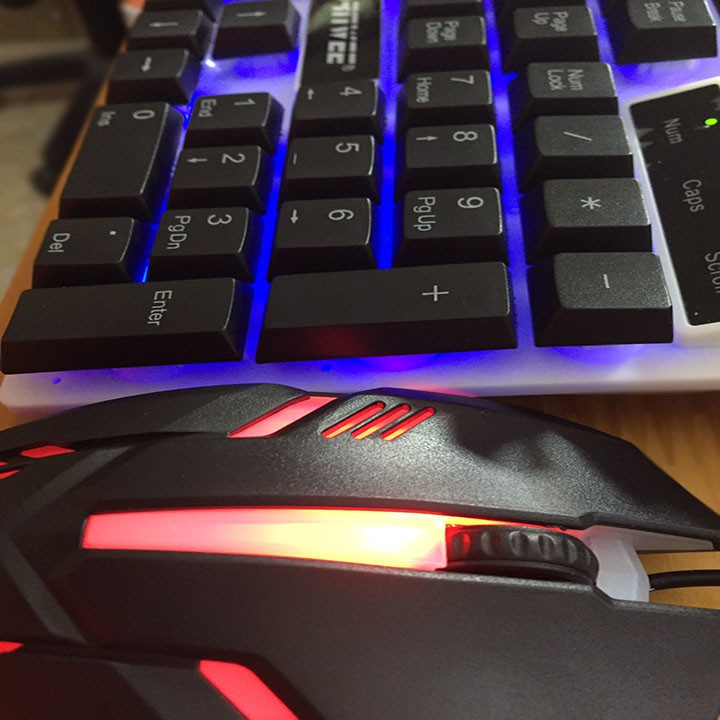 Bộ phím chuột gaming giả cơ có đèn led ZE9000 | BigBuy360 - bigbuy360.vn
