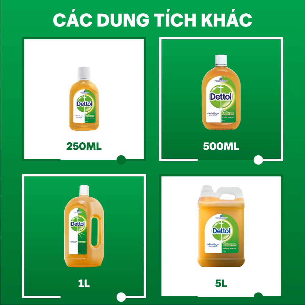 [Grocery gift] Dung dịch diệt khuẩn đa năng Dettol 500ml