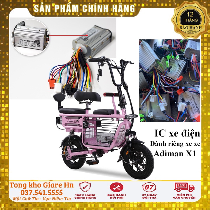 Ic Điều Tốc Xe Điện 350W 3in1 48V, dành cho xe điện Adiman X1, ic điều tốc xe adiman X1