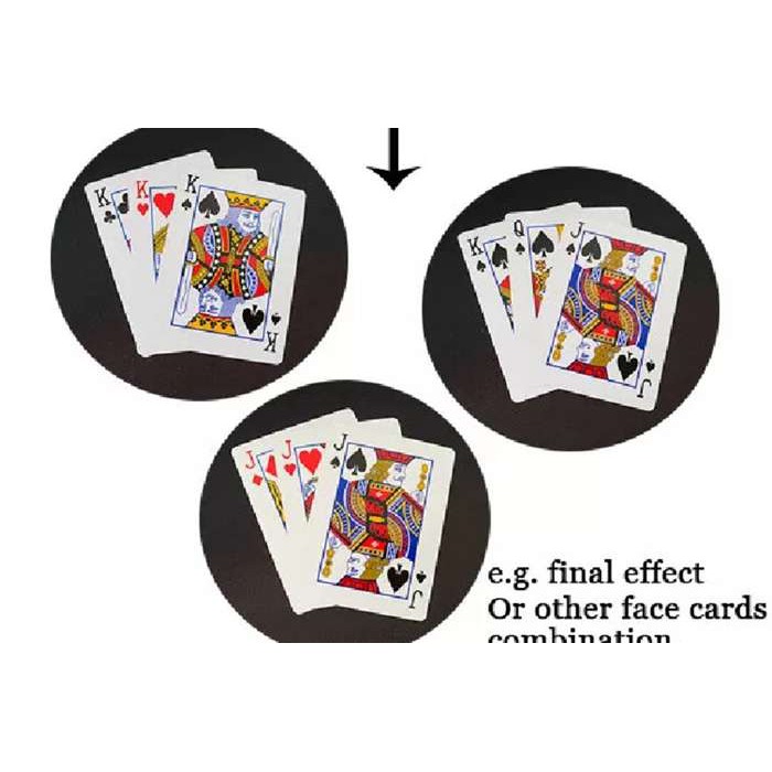 Đồ chơi dụng cụ ảo thuật đơn giản : Three Card Change