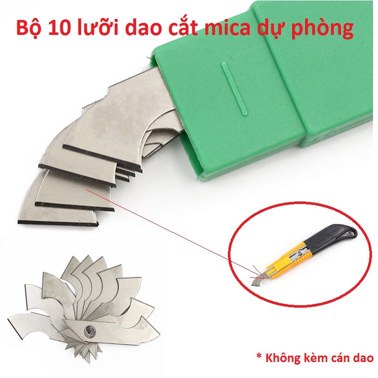 Lưỡi Dao MiCa LD-5K (1 Chiếc), Cắt Phíp Đồng, Dọc Giấy, Dao Mổ,...