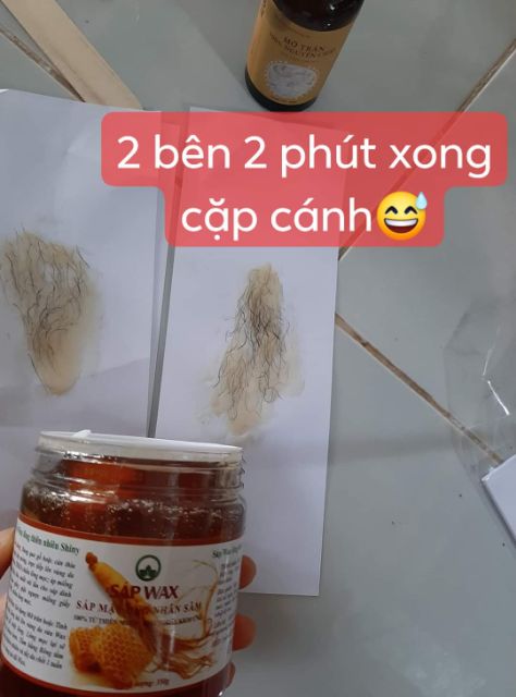 Combo Wax Lông + Mỡ Trăn Handmade Shiny