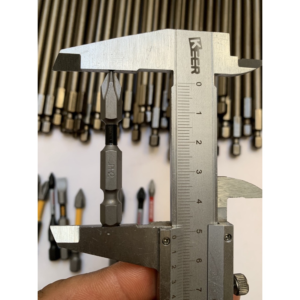 Bộ mũi vít PH1 - PH2 - PH3 - SL6 - vít điện tử chính hãng có từ