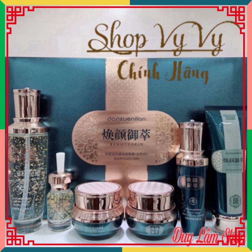 CHĨNH HÃNG-  Bộ hoàng cung Xanh Beauty Skin 6in1 – Hỗ Trợ Xóa mờ nám dưỡng trắng da