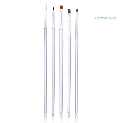 Set 5 Cọ Vẽ Trang Trí Móng Tay Nghệ Thuật Chuyên Nghiệp Chất Lượng Cao