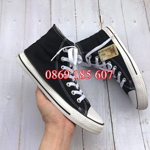 [BIG SALE] Giày Sneaker Thể Thao CV Đen Trắng Cao Cổ | BigBuy360 - bigbuy360.vn