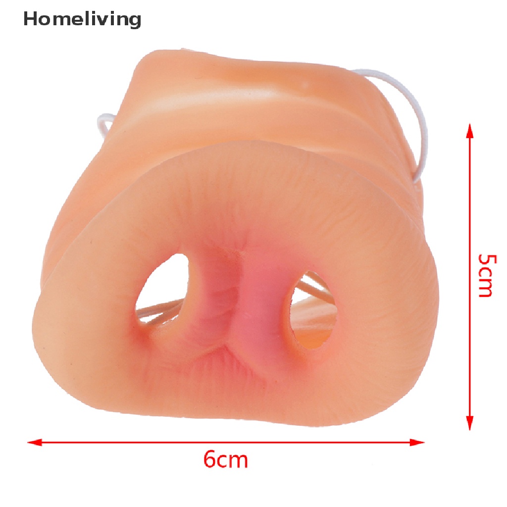 Mặt Nạ Mũi Chú Heo Bằng Cao Su Dễ Thương Dùng Hóa Trang Halloween