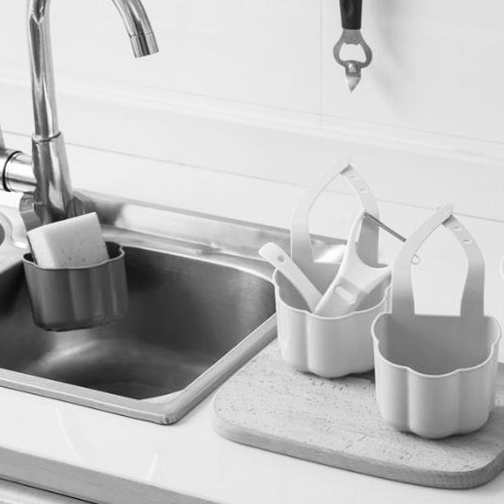 Giá Đỡ Bọt Biển Rửa Chén Treo Bồn Rửa Nhà Bếp Tiện Lợi
