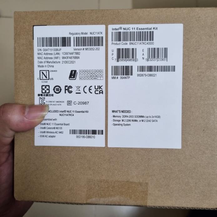 gf Máy tính siêu nhỏ NUC Intel NUC11ATKC4 | BigBuy360 - bigbuy360.vn