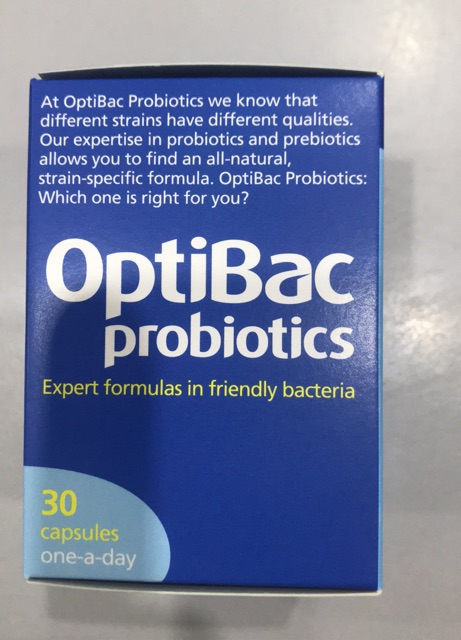 Men Optibac xanh da trời tổng hợp cho bé 1 tuổi và người lớn, | BigBuy360 - bigbuy360.vn