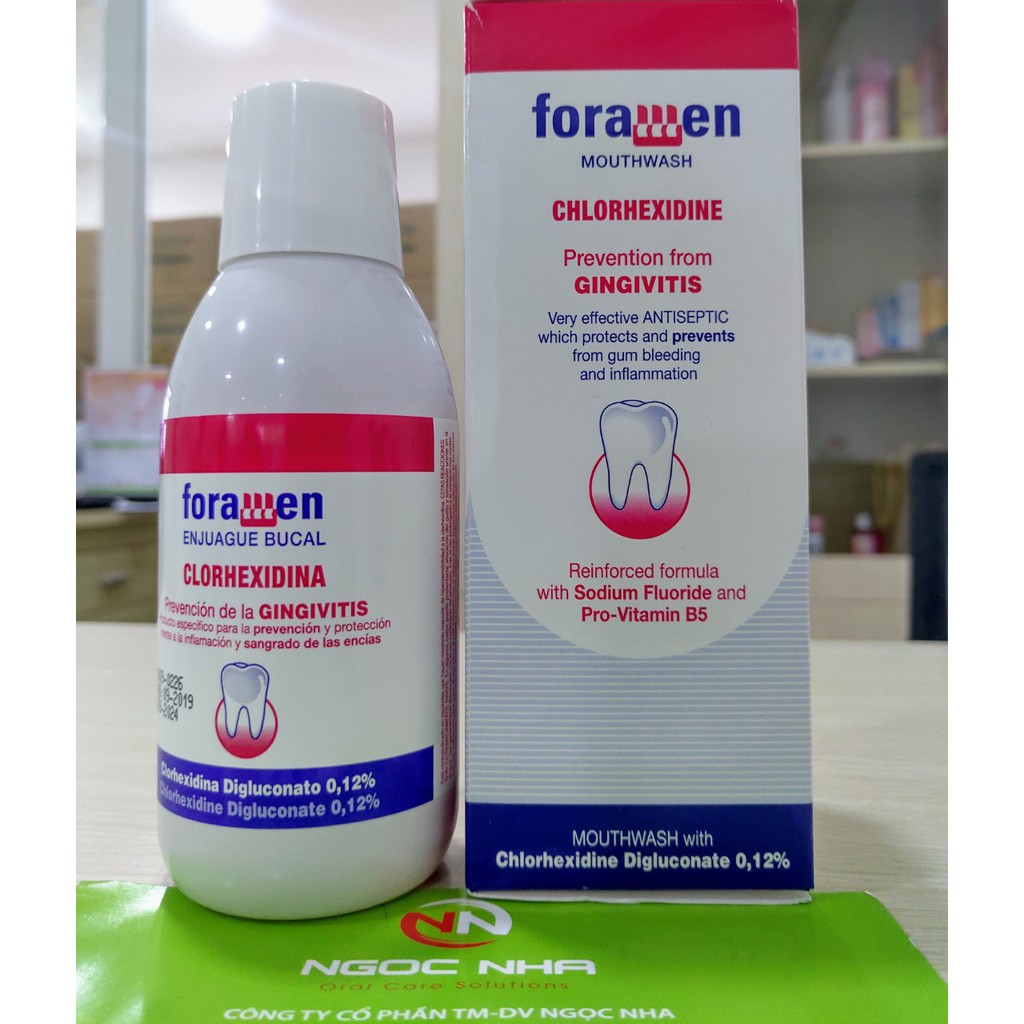 Nước súc miệng viêm nha chu Foramen 250ml/ Tây Ban Nha