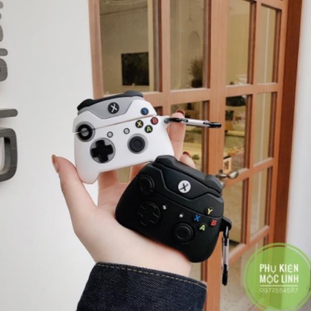 ☘️Tặng kèm móc treo☘️ Case bao airpod silicon 1 2 3 Pro Tay cầm chơi game Xbox- Vỏ bọc đựng tai nghe không dây i11 i12..