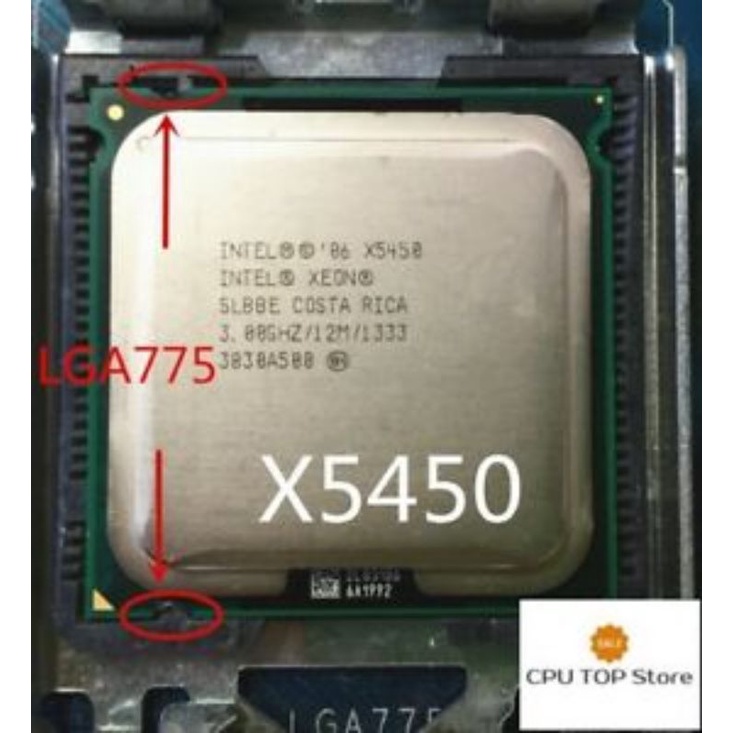CPU E5450 X5450 Đã Mod 3.0GHz Core 2 Quad. 4 NHÂN THỰC