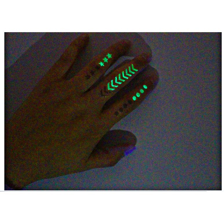 xăm dán  phát sáng-MS14