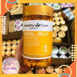 [Mẫu Mới] Sữa Ong Chúa Healthy Care Royal Jelly Úc 1000mg Lọ 365v
