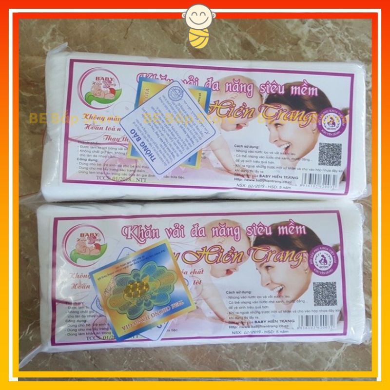 Khăn khô đa năng Baby Hiền Trang siêu mềm mại an toàn cho bé