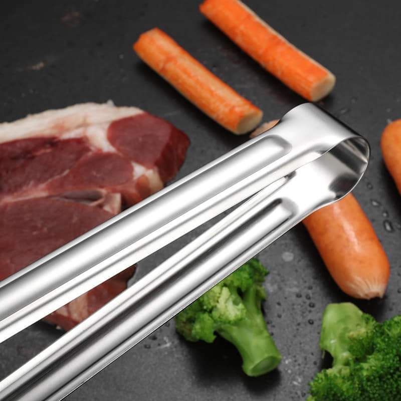 kẹp gắp bánh, thức ăn đồ nướng,trộn salad ,thép không gỉ dài 28cm (1 CÁI)