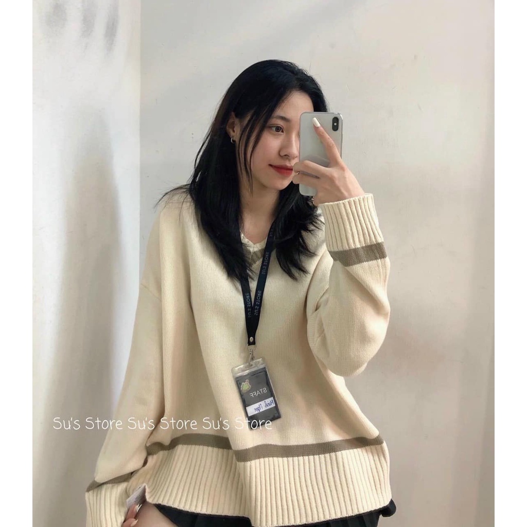 [HÀNG QC, SẴN] ÁO LEN DÀY DẶN, 2 LỚP, FORM RỘNG THOẢI MÁI >65KG | BigBuy360 - bigbuy360.vn