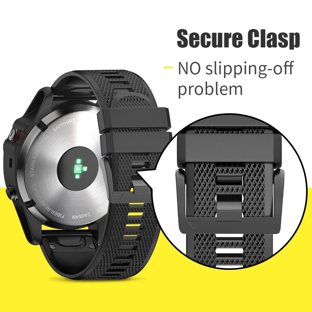Dây đeo thay thế 22mm bằng silicon cho Fenix6/ Fenix6Pro/ Fenix 5/ Fenix 5 Plus/ Forerunner 935