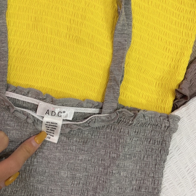 Áo nhún thân xuất khẩu