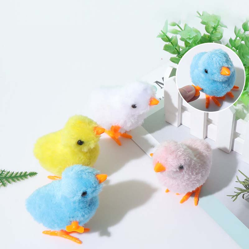 Gà Con Tự Động Vui Nhộn Cho Mèo Đuổi Bắt - Đồ Chơi Mèo Lên Dây Cót