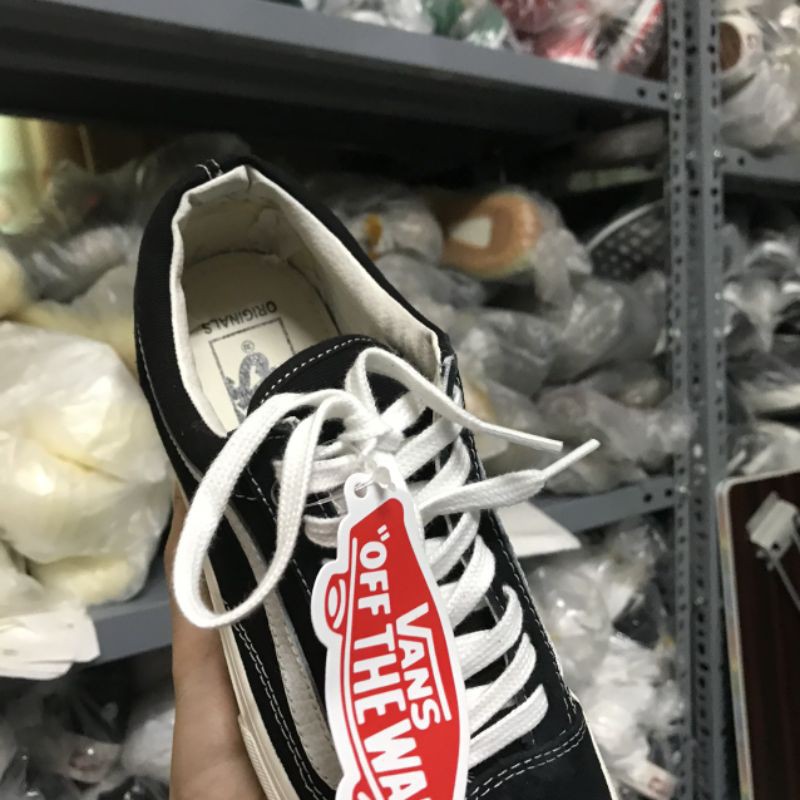 giày vans vault đen nam nữ cổ thấp