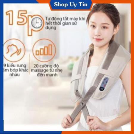 Đai massage đấm lưng-vai-cổ-gáy toàn thân siêu tiện lợi