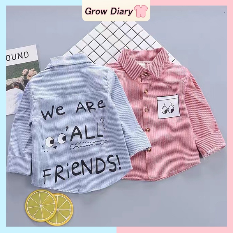 Áo Sơ Mi cotton Dài Tay Thời Trang Cho Bé Trai