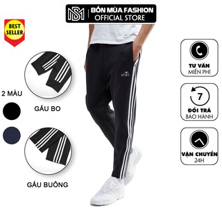 Quần 3 sọc nam - quần thể dục học sinh có dây rút, khóa túi, dáng trẻ, thể thao, QD.079