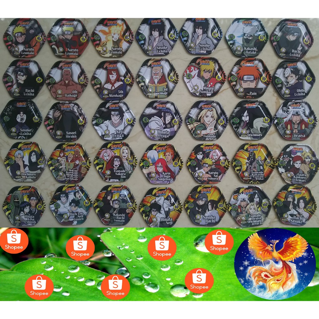 Thẻ sắt Toonies Naruto