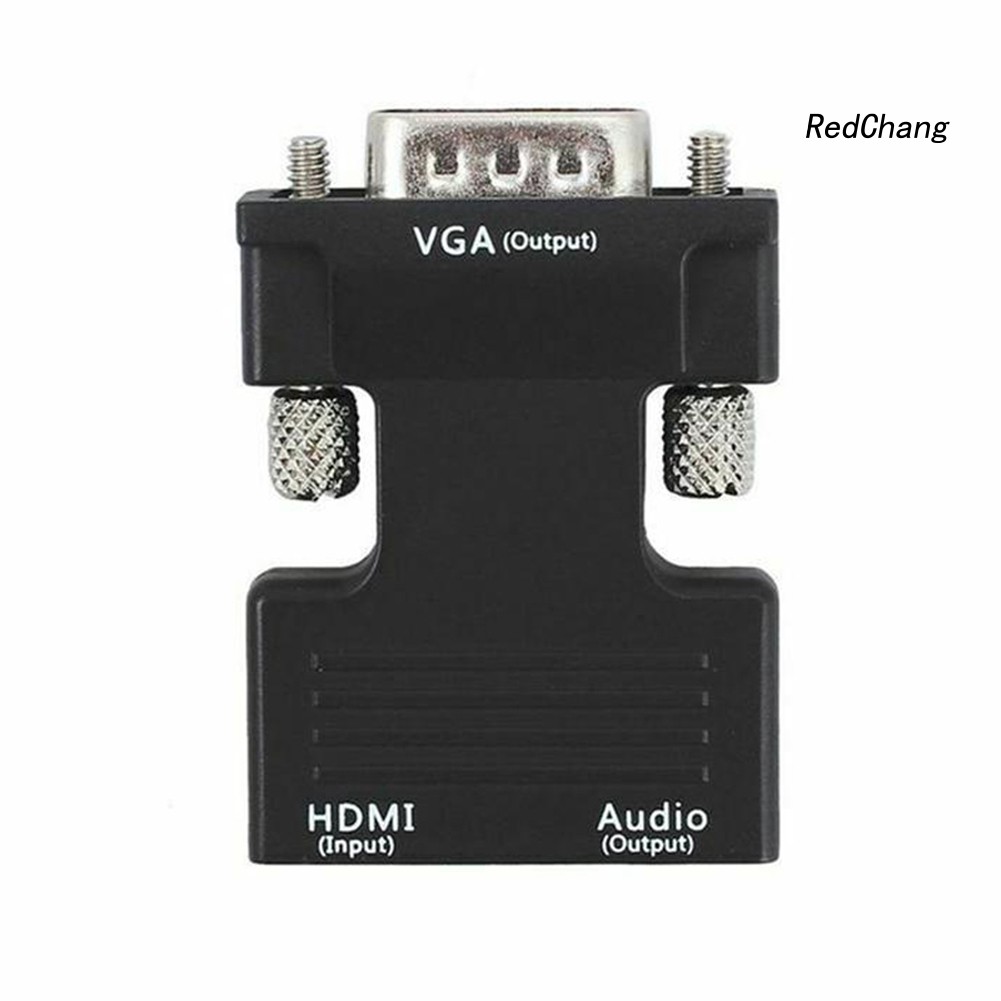 Đầu chuyển đổi SPQ cổng 1080P HDMI sang VGA có cáp âm thanh cho PC HDTV